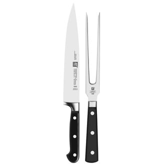 Zwilling Professional S 2-pc Carving Knife & Fork Set