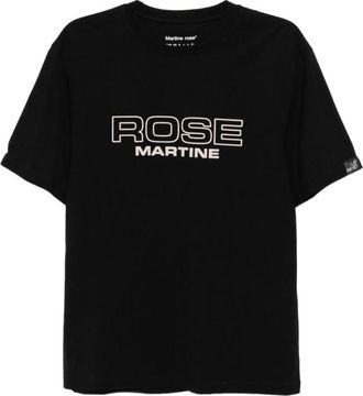 Martine Rose Black Cotton T-shirt