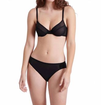 Araks Tove Mid-Rise Mesh Panty In Black