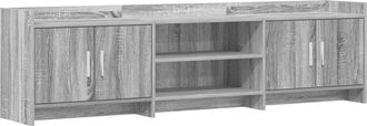 vidaXL Mueble De Tv 168 X 33 X 47 Cm Sonoma Gris Madera De Ingenier&iacute;a Vidaxl