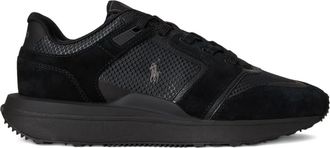 Polo Ralph Lauren Suède leren sneakers - Zwart