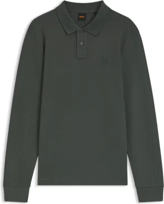 BOSS Slim-fit polo shirt in stretch-cotton piqu&eacute;