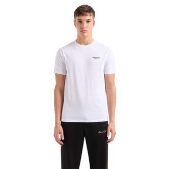 A|X Armani Exchange Heren T-shirt katoen met logo (Wit)