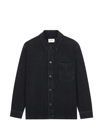 Saint Laurent Black Relaxed Overshirt