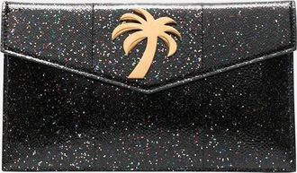Palm Angels Womens Palm Angels Palm Beach Clutch Night Out Black - Size: O/S