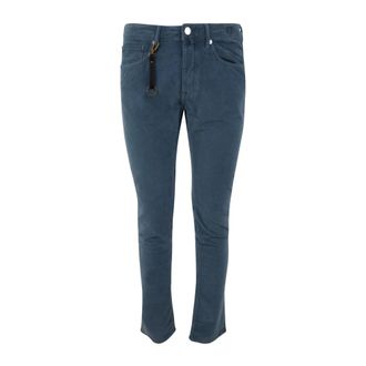 Incotex Heren, Jeans, Blauw, Maat: W31 Katoen