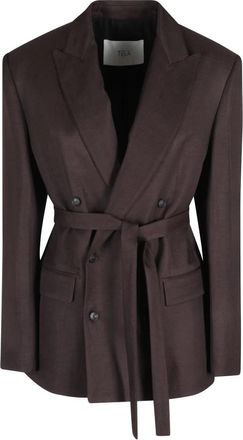 Tela Frost Jacket - Dames - Blazers - Bruin - S - Jassen