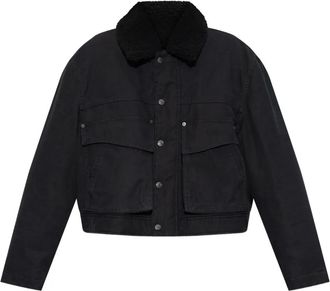 Dsquared2 Giacca con colletto in sherpa - 900 BLACK