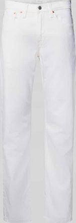 Levi's Tapered Fit Jeans aus Baumwoll-Lyocell-Mix Modell 502 TAPER in Weiss, Gr&ouml;&szlig;e 30/32