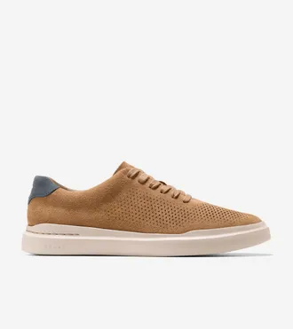 Cole Haan Mens GrandPr&oslash; Rally Laser Cut Sneakers - Brown Size 10.5