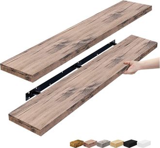 Sorbus Pack Of Two 55In Xl Floating Shelves