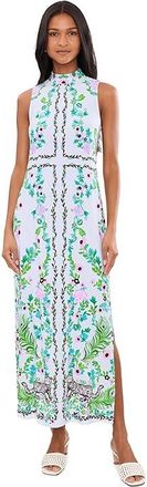 Lilly Pulitzer Wellington Maxi Dress Womens Dress Resort White Royal Zoo Engineered Knit Dress : XXS, Rayon/Spandex
