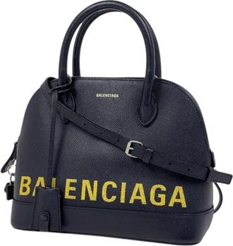 Balenciaga Pre-owned Handbags, female, Blue, Size: ONE SIZE Pre-owned Vintage Shoulder Bag