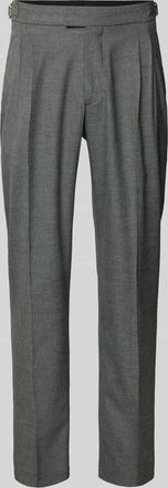 Mc Neal Anzughose mit B&uuml;gelfalten und Ges&auml;&szlig;taschen in Dunkelgrau, Gr&ouml;&szlig;e 102