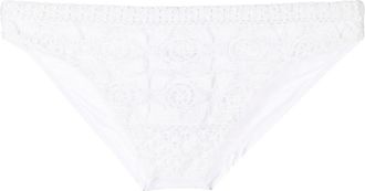 Amir Slama crochet-knit swimming trunks - men - Polyamide/Elastane - PP - White