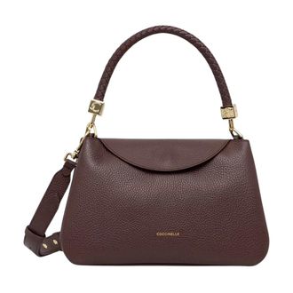 Coccinelle Tiggy Handtas - Dames - Handtassen - Bruin - ONE Size - Katoen - Tassen
