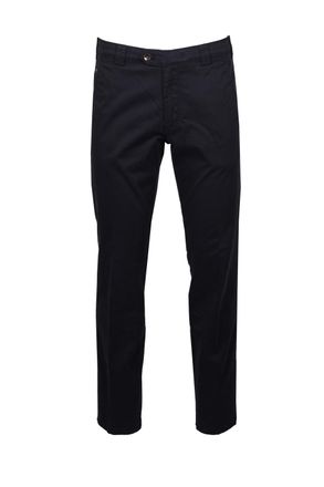 Meyer Mens Roma Cotton Trouser Dark Blue - Size 38W/32L