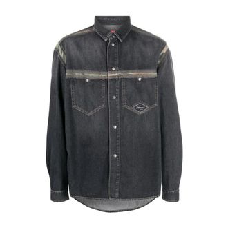 Diesel Denim overhemd - Heren - Spijkeroverhemden - Zwart - M - Denim - Overhemden