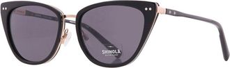 Shinola Womens Cat Eye Sunglasses In Grey