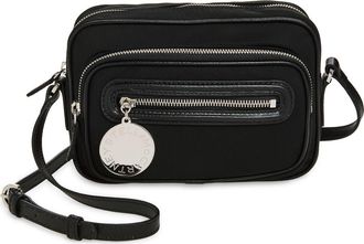 Stella McCartney Dartmoor Nylon Crossbody Bag in Ultra Black at Nordstrom