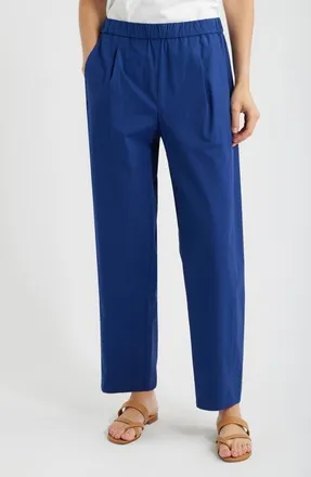 Eileen Fisher Stretch Organic Cotton Ankle Lantern Pants in Deep Dive at Nordstrom, Size Xx-Small