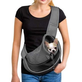 OEM Bolsa Transportadora Para Perros, Bolso De Hombro De Malla Transpirable Para Perros Y Gatos, Bolso De Hombro Para Cachorros, Bolso De Transporte Ajust