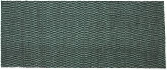 HAY Moir&eacute; Wollteppich 80 x 200 cm, emerald green