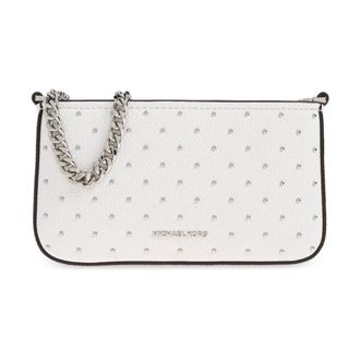 Michael Kors Cross Body Bags, female, White, Size: ONE SIZE Bryant Small Convertible Pochette