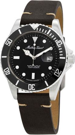 Mathey-Tissot Mathey Vintage Quartz Black Dial Mens Watch H9010ALN