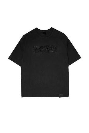 Cross Colours Atelier Righteousness Fray T-Shirt in Midnight Black at Nordstrom, Size X-Large