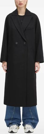 A.P.C. Cappotto doppiopetto in lana - Nero