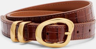 Amanu Studio Tugela croc-effect leather belt