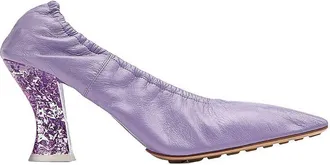 Bottega Veneta Almond 75Mm Pumps, Size 5.5