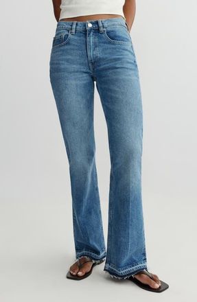 DL1961 Bella Mid Rise Slim Bootcut Jeans in Meadow Lake at Nordstrom, Size 26