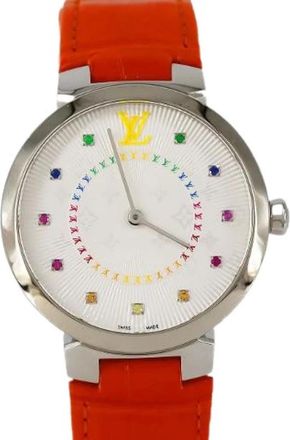 Louis Vuitton Pre-owned Stainless Steel Watch - Dames - Vintage Horloges - Veelkleurig - ONE Size - Vintage