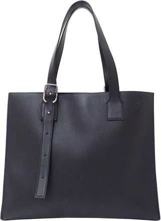 Loewe Black Leather Tote Bag (Pre-Owned)