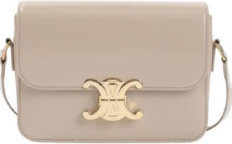 Celine Teen Triomphe Calf Leather Shoulder Bag
