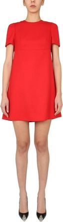 Alexander McQueen Back Hidden Zip Closure S - Dames - Korte kleedjes - Rood - XS - Kleedjes
