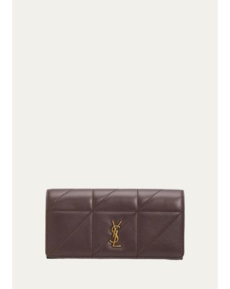 Saint Laurent Jamie Leather Clutch