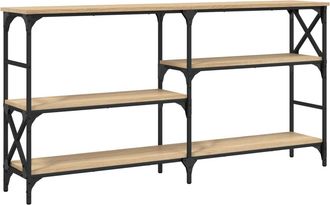 vidaXL Mesa Consola Madera De Ingenier&iacute;a Roble Sonoma 150x29x76,5 Cm Vidaxl
