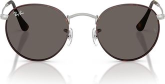 Ray-Ban Icons 53mm Retro Sunglasses in Matte Havana On Matte Silver at Nordstrom