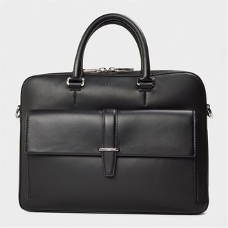 HUGO BOSS Mens Accessories Alaric Doc Case Briefcase with Detachable Strap in Black - One Size