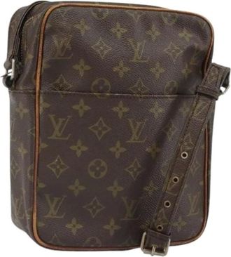 Louis Vuitton Pre-owned Cross Body Bags, female, Brown, Size: ONE SIZE Pre-owned Vintage Canvas Cross Body Bag