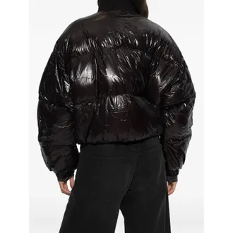 Diesel Glossy Nylon Down Jacket - Black
