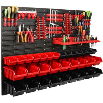 OEM Pannello Portautensili Da Officina 115x78 Cm + 32 Vassoi