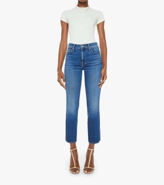 Mother The Outsider Ankle Jeans In Scorchin Hot