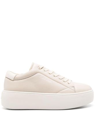 Calvin Klein Sneakers con suola rialzata 50mm - Toni neutri