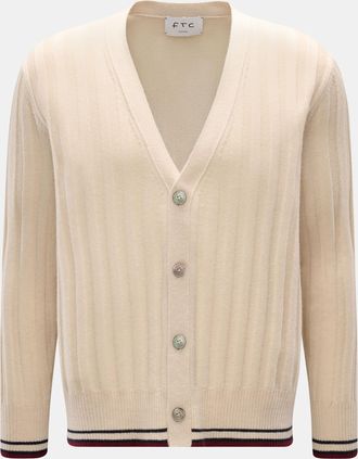FTC Men - Cashmere cardigan beige