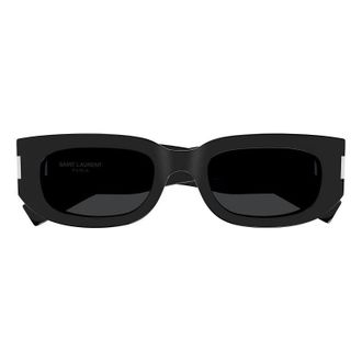 Saint Laurent SL697001 Rectangle Full Rim Sunglasses - Black
