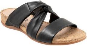 Softwalk Tallulah Slide Sandal - Multiple Widths Available in Black at Nordstrom Rack, Size 6.5